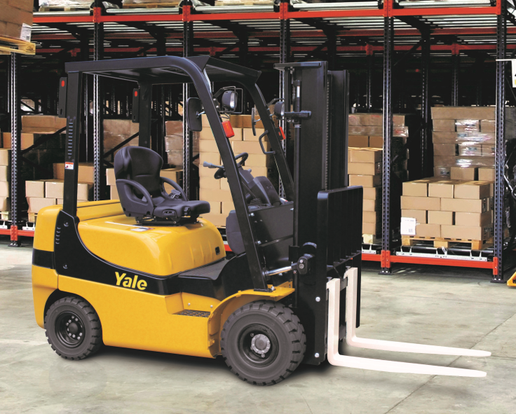 Yale forklifts with different models, suitable for a variety of warehouse applications with optimal investment costs
