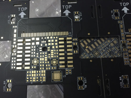 PCB solder mask types with black solder mask