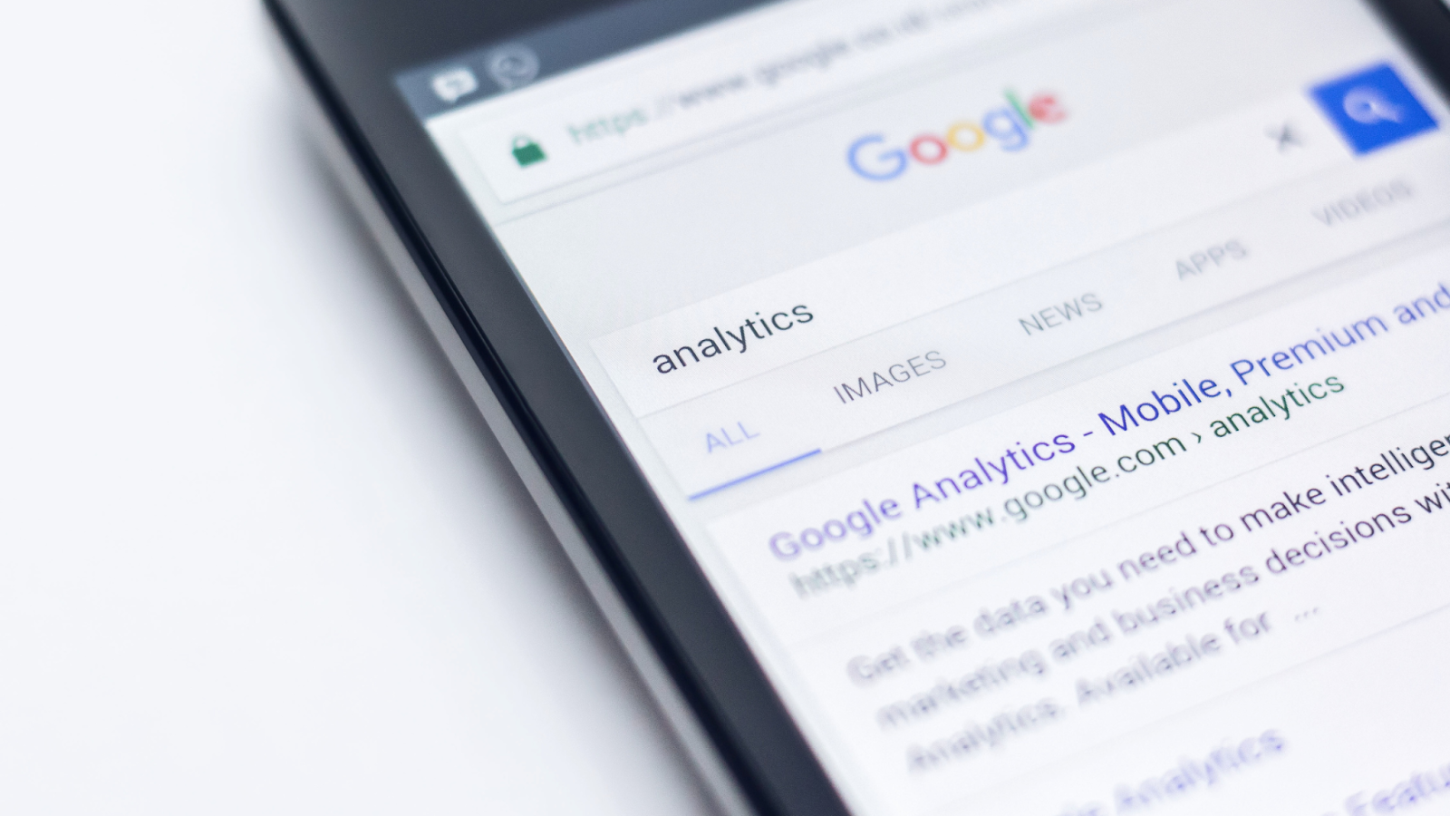 Google Analytics search