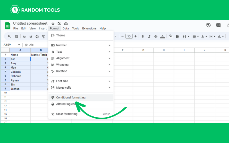 how to highlight duplicates in Google Sheets