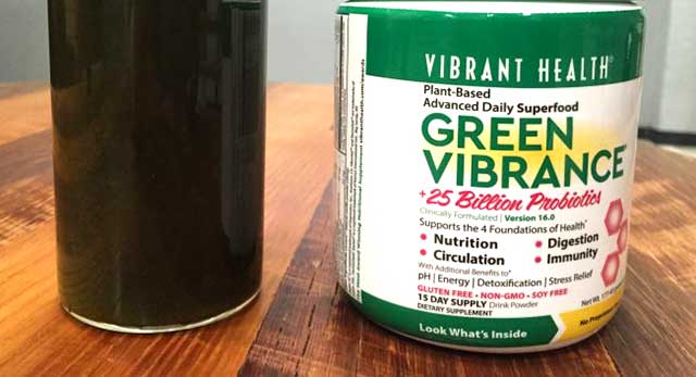 Green Vibrance supergreens powder