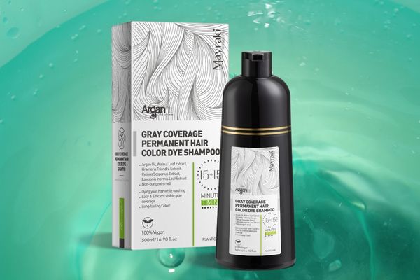 Mayraki Gray Coverage Permanent Hair Color Dye Shampoo