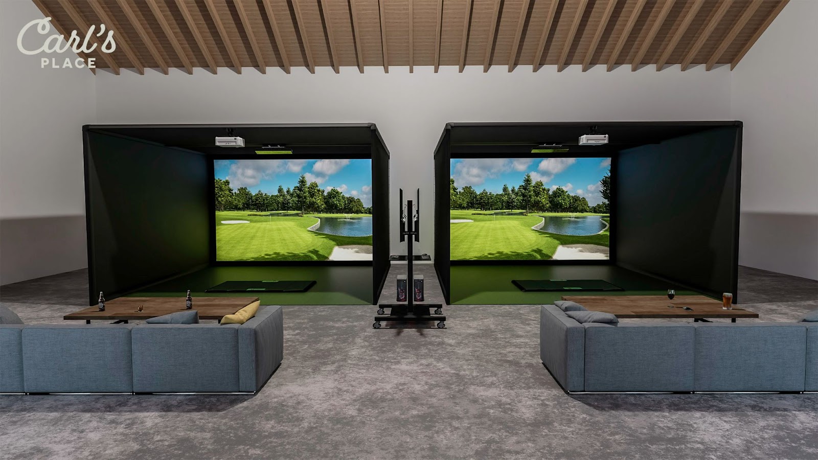 Carl's Place Custom Golf Simulator Design Service