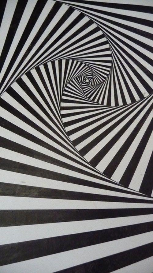 Pin de Vairvtae em Ilusões de ótica | Desenhos de perspectiva ...