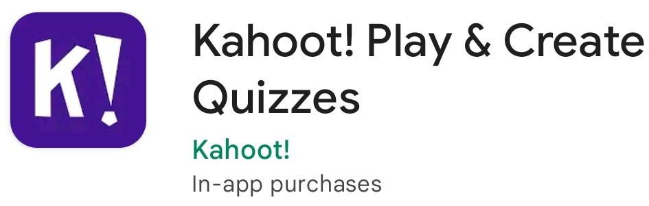 Quiz apps- Kahoot