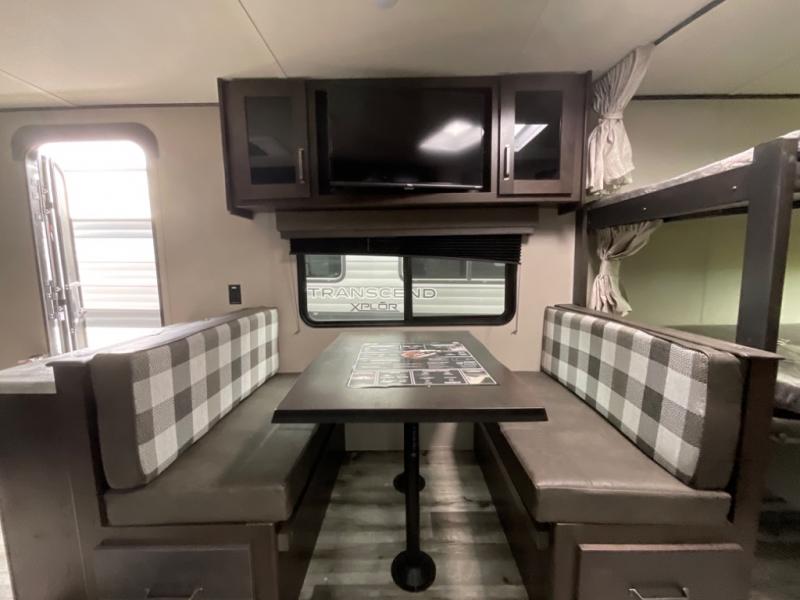 Dinette in the Grand Design Transcend Rv