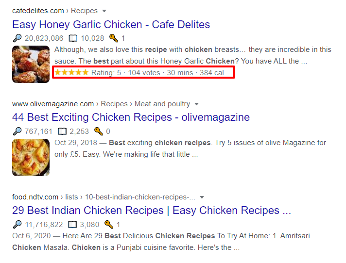 Configurar dados estruturados para rich snippets