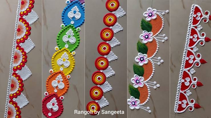 Border Rangoli Designs: