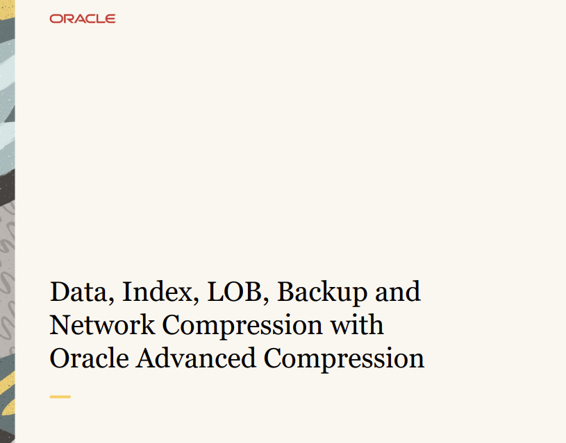Oracle's Backgrounder Whitepaper.