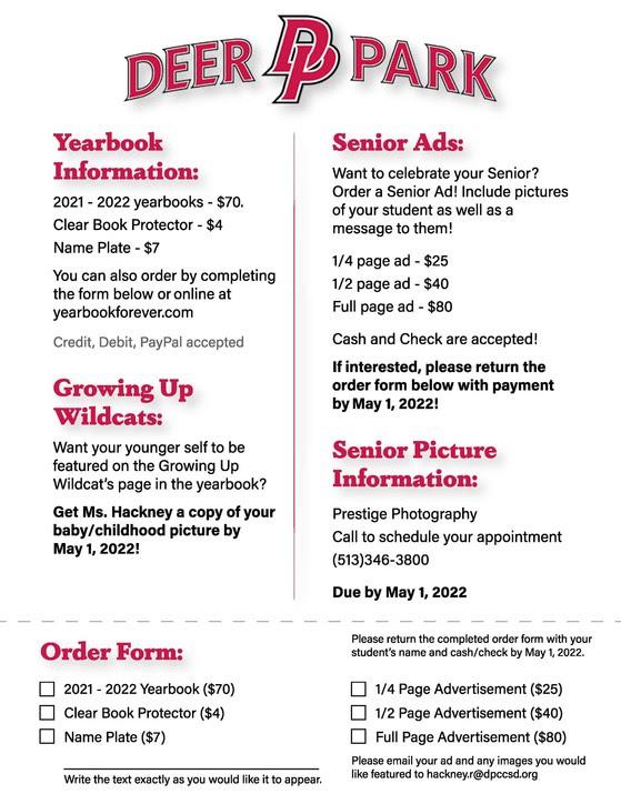 Yearbook Information