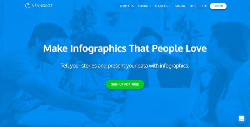 Venngage: aplicación de diseño