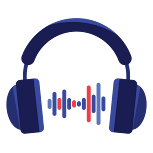 Audio headphones icon - Transparent PNG & SVG vector file