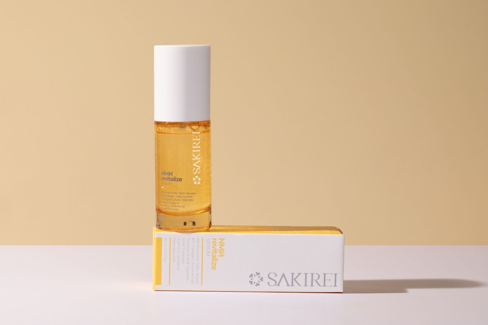 Sakirei NMN Revitalize Serum - trợ thủ đi cùng kem dưỡng da ban đêm