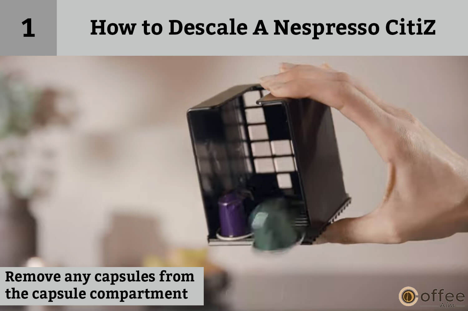 How To Descale The Nespresso Citiz Coffee machine?