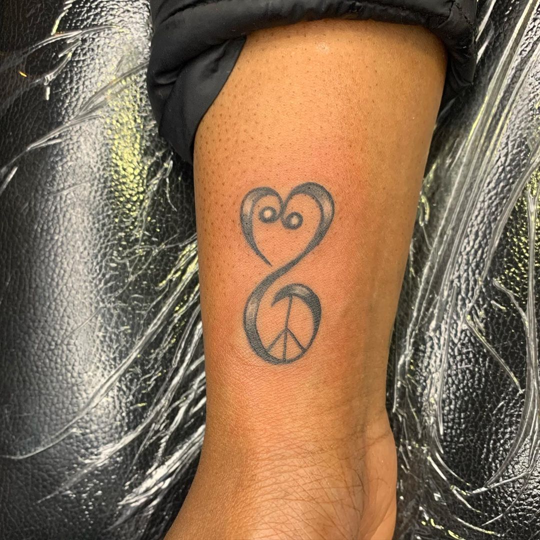 Openheart Peace Tattoo