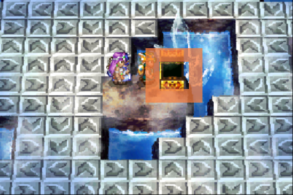 Step on the indicated tiles to reach the Feverfew Seed (5) | Dragon Quest IV