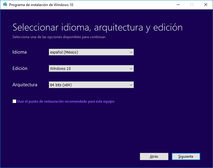 Caracteristicas del Windows 10