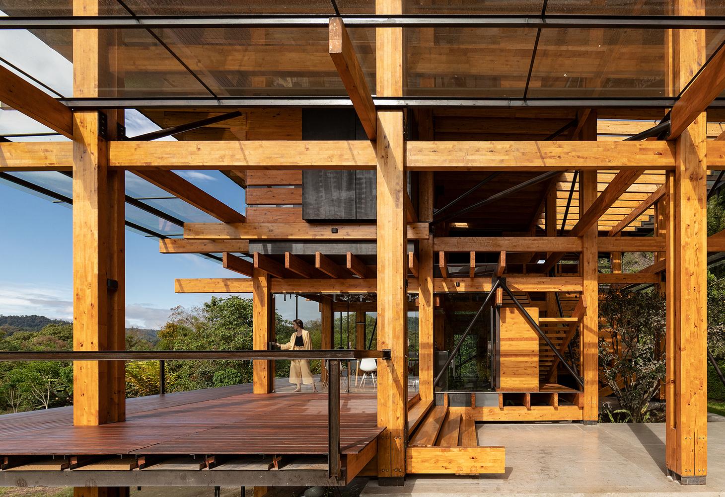 Luxury House Project in Tropics with Wood Exterior