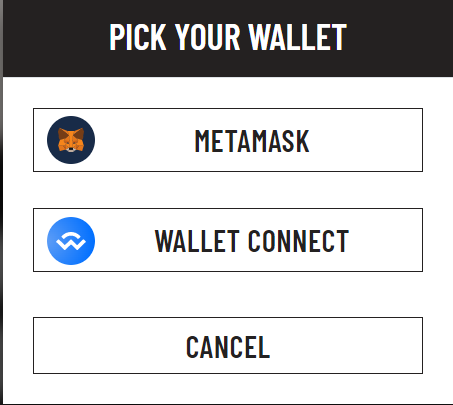Koble din krypto lommebok til forhåndssalget av Fighout
