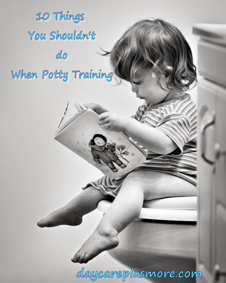 10 things not to do when potty training
