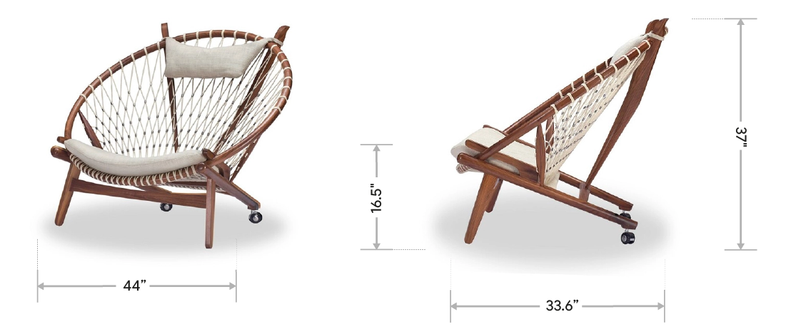 Dimensions of the circle chair