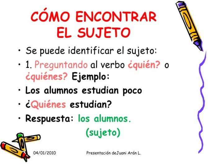 La OracióN, Sujeto Y Predicado