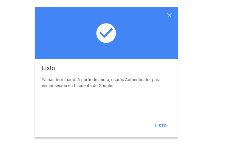 Configuration de Google Authenticator prête sur PC