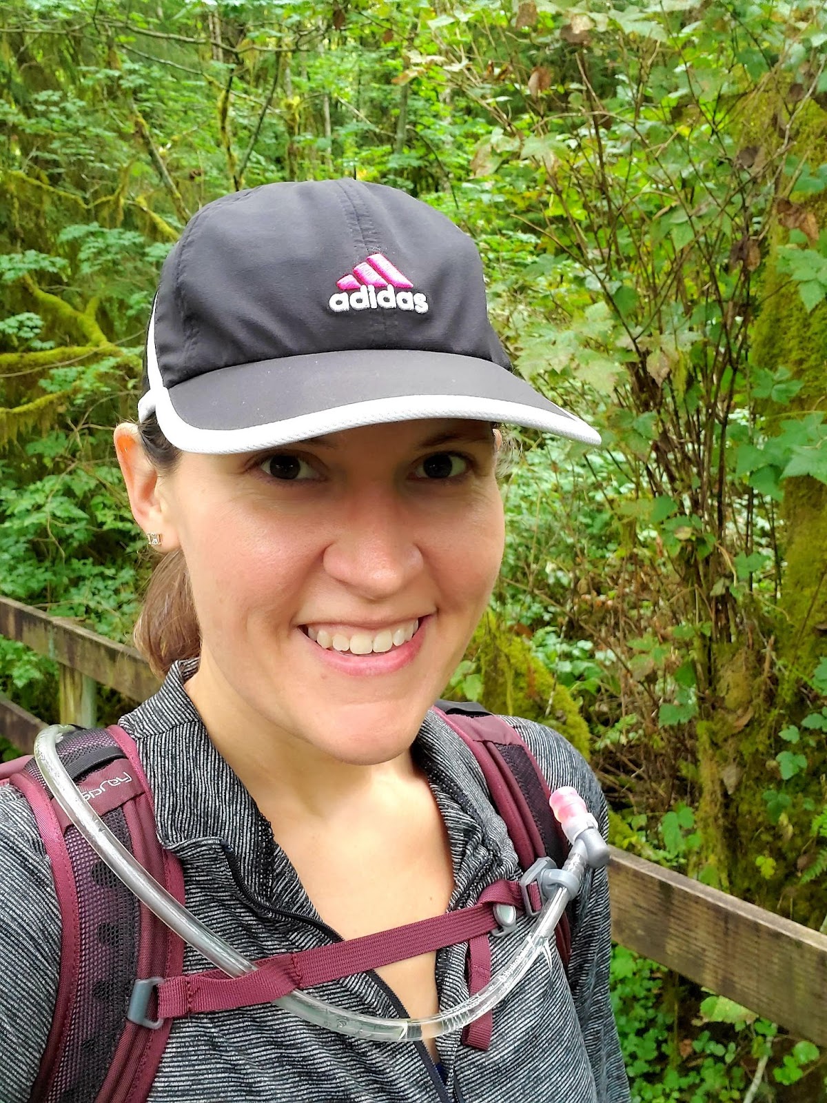 Travel Nurse Anna Catalano going on a adventure in the forest
