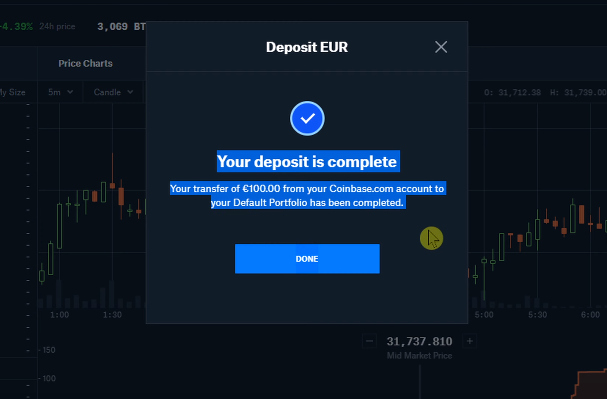 How to transfer from Coinbase to Coinbase Pro 4