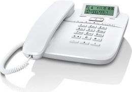 Gigaset - standardní telefon s displejem, barva bílá