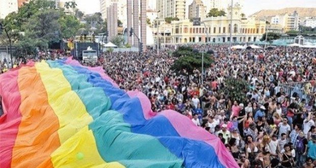 Torcedores do Flamengo no Orgulho gay