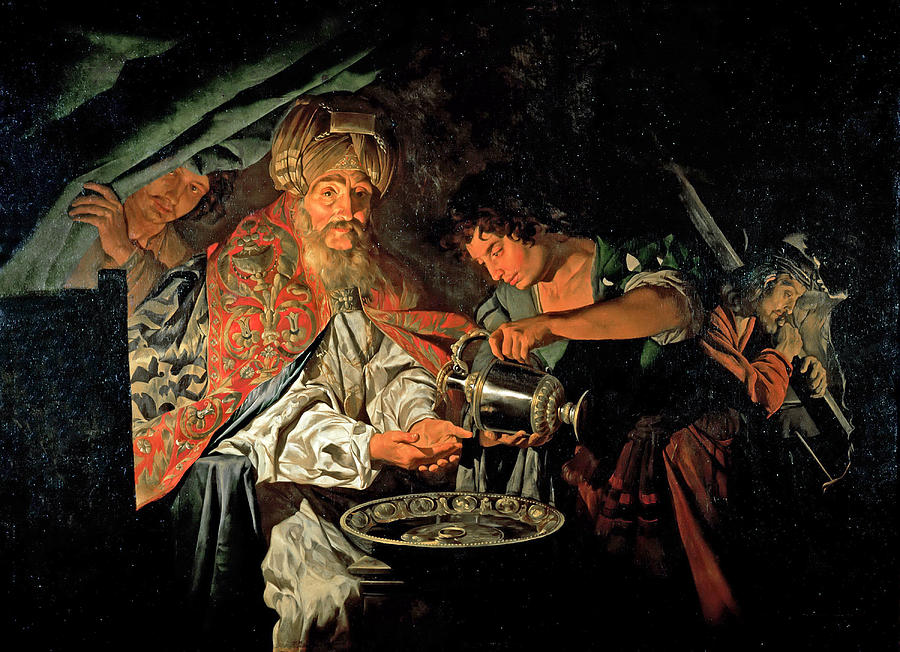 Pilate Washing His Hands by Matthias Storm, Public Domain