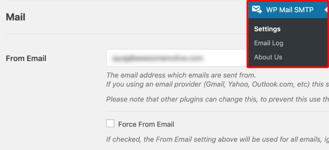 here's how to find wp mail smtp and use it.