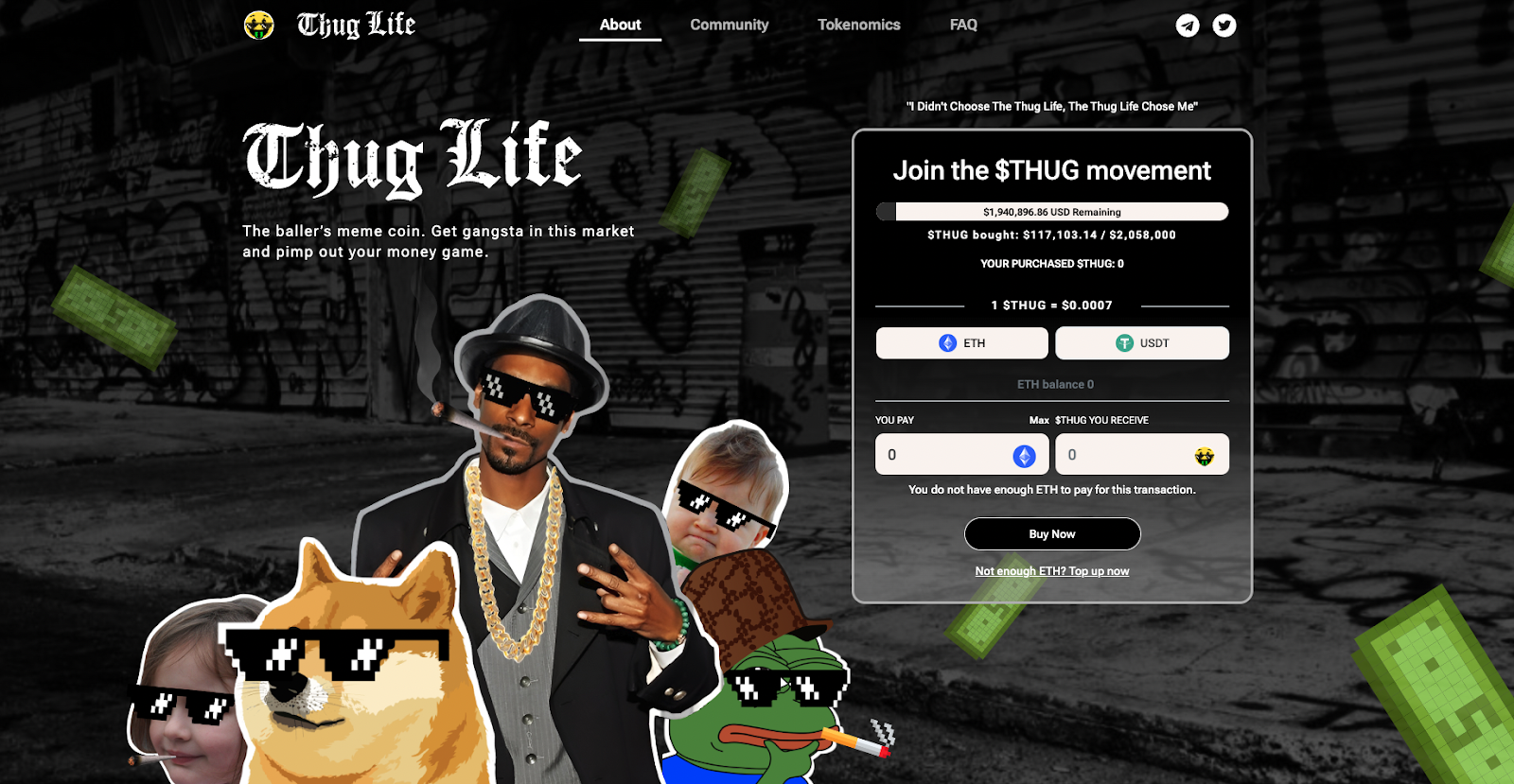 Thug Life Shitcoin