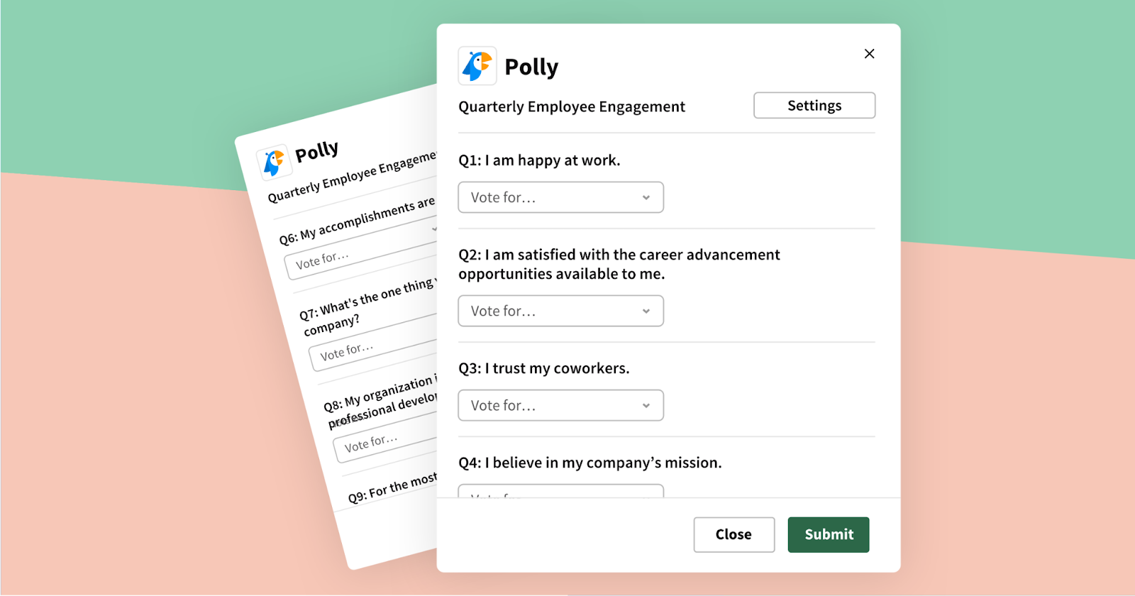 Quarterly employee engagement survey template