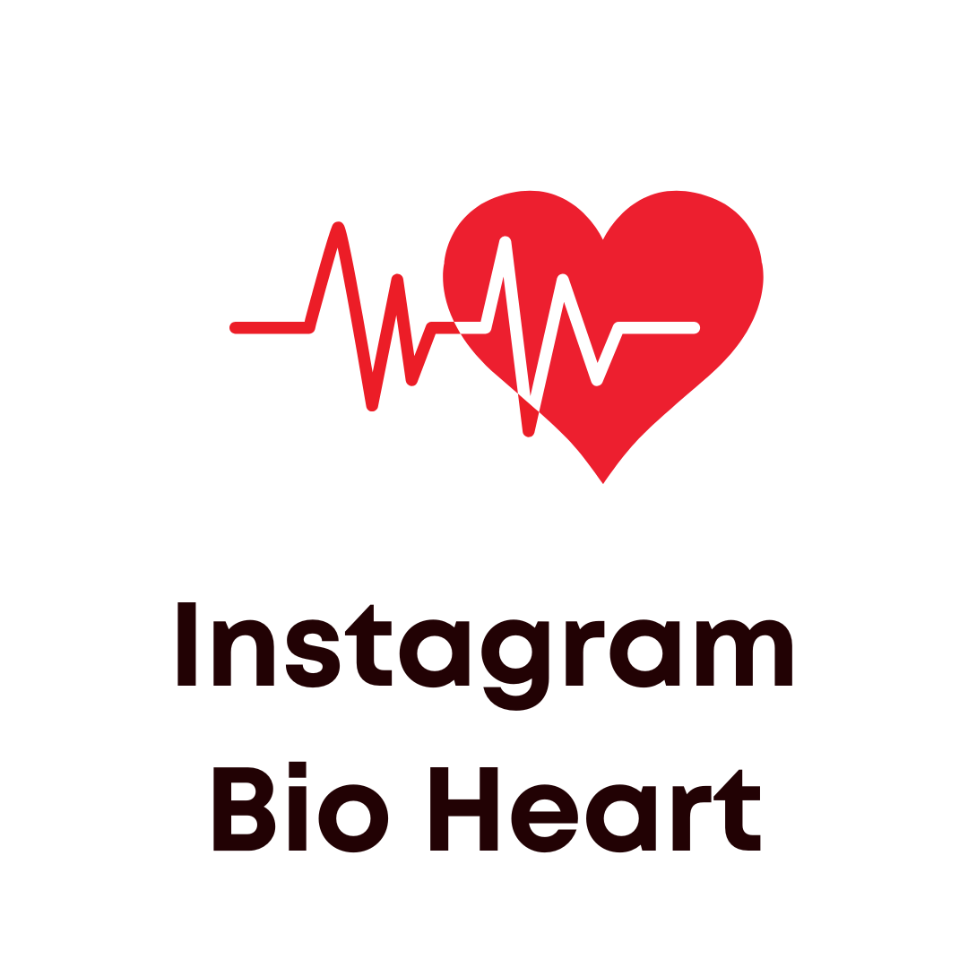 Instagram Bio heart