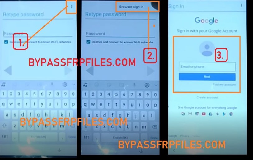 Bypass Google Account Moto E5 Plus- Remove FRP lock