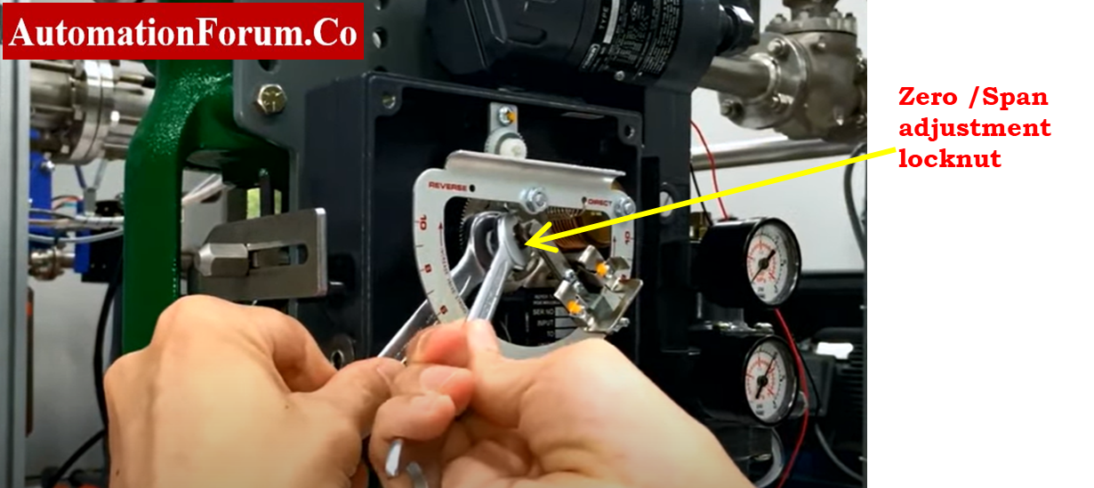 Stroke checking of control valve 6