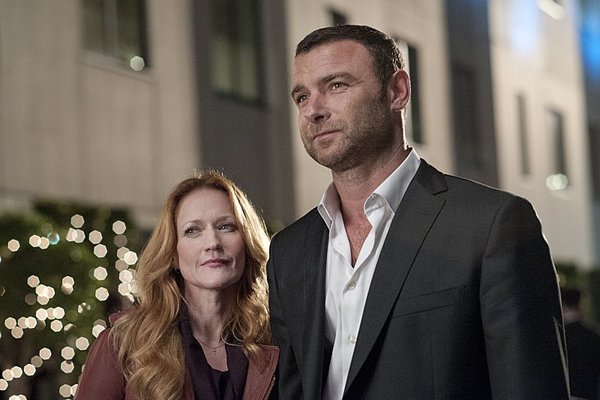 Paula Malcomson and Liev Schreiber Ray Donovan
