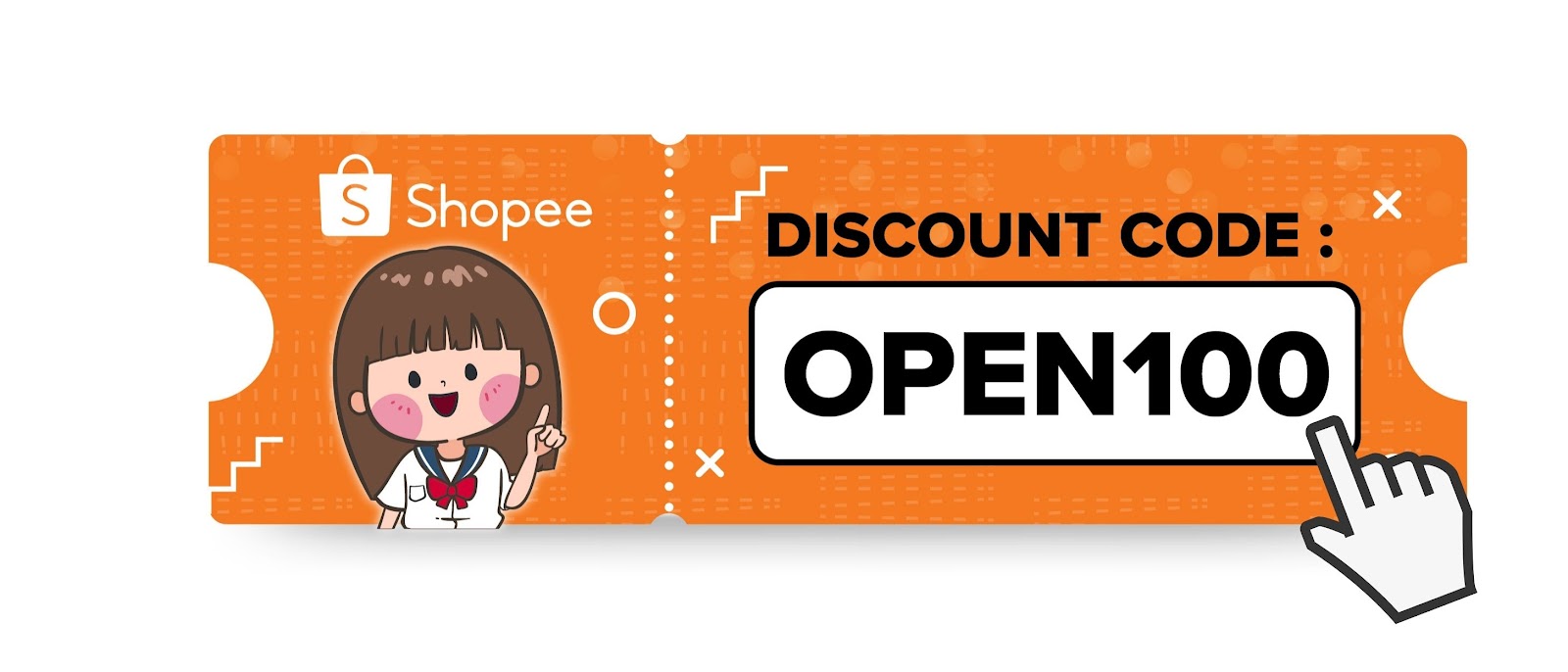 Discount code OPEN100 can use to discount Oh! Easy Hiragana book for 100 baht at Shopee.