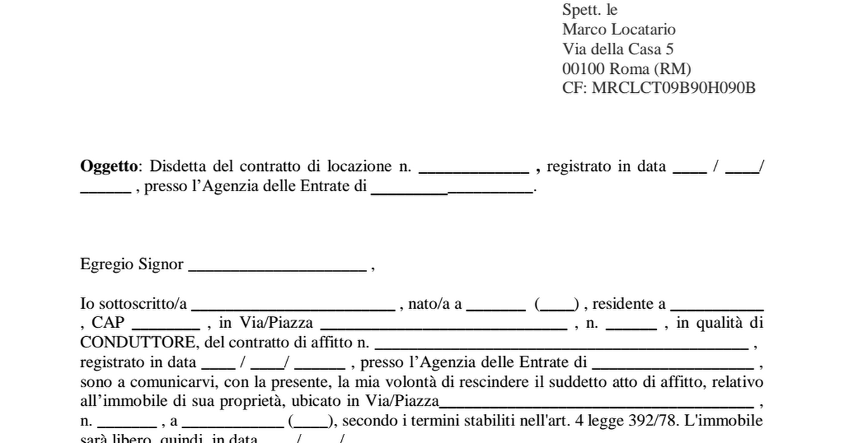 Modulo Disdetta Affitto Pdf Modulo Bank Home Com