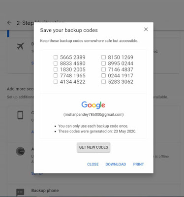 google two-factor authentication
