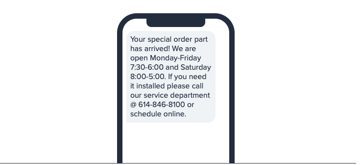 sms marketing campaigns | Nissan sms message