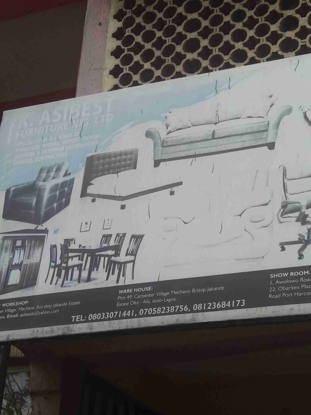 K. Asibest Furniture Nig. Ltd