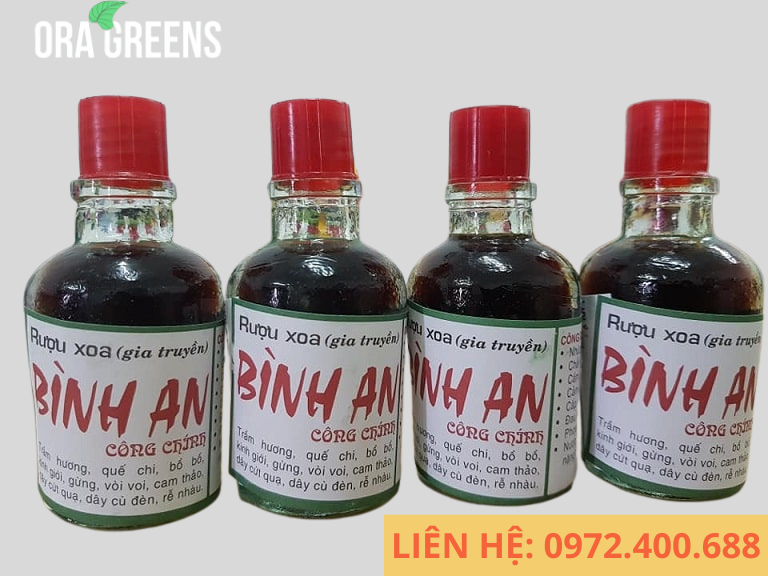 rượu xoa bóp xương khớp