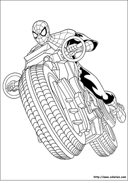 desenhos do homem-aranha para imprimir e colorir