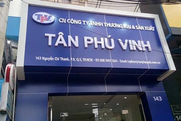 Bảng hiệu Alu chữ nổi mica có đèn
