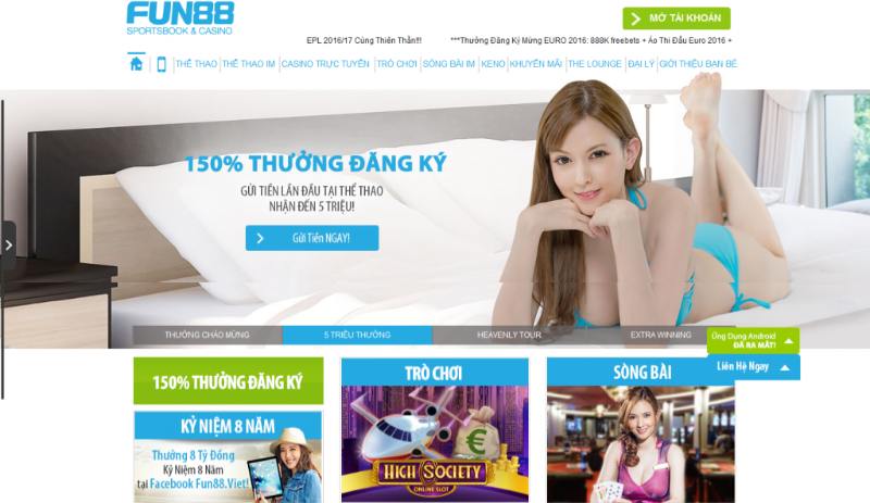 Chương trình ưu đãi cực khủng từ Fun88