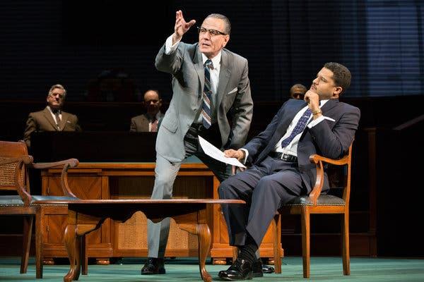 <strong>All the Way</strong> Bryan Cranston, left, and Brandon J. Dirden, in this tale of the behind-the-scenes battle for the Civil Rights Act of 1964.