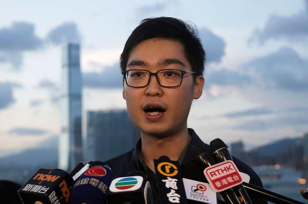 香港民族党召集人陈浩天(资料图/美联社)
